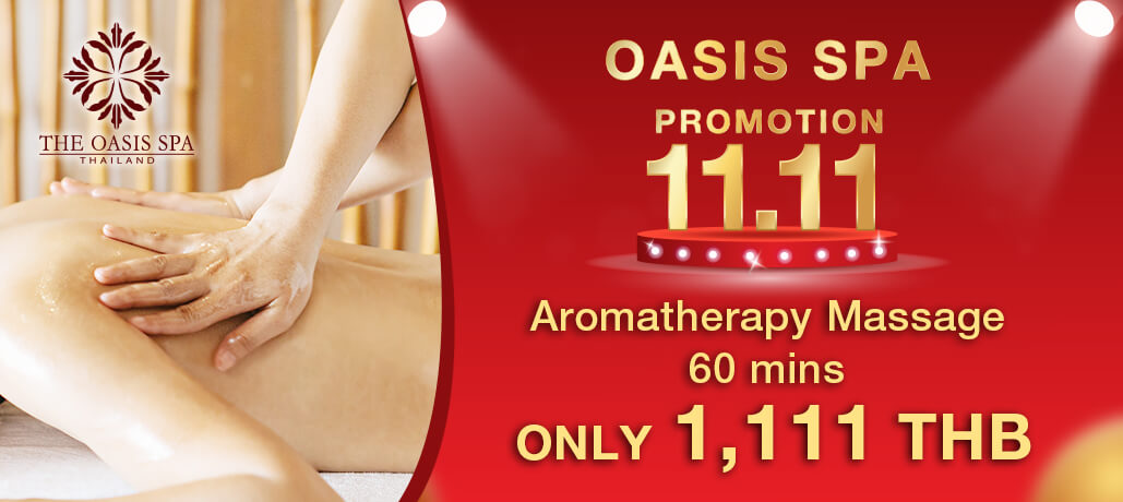 Unwind with Aromatherapy Massage for 1 hr at Only 1,111.- THB!