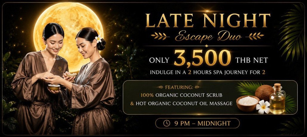 Exclusive nighttime retreat for two at Oasis Spa Nimmanhaemin just 3,500 THB NET.
