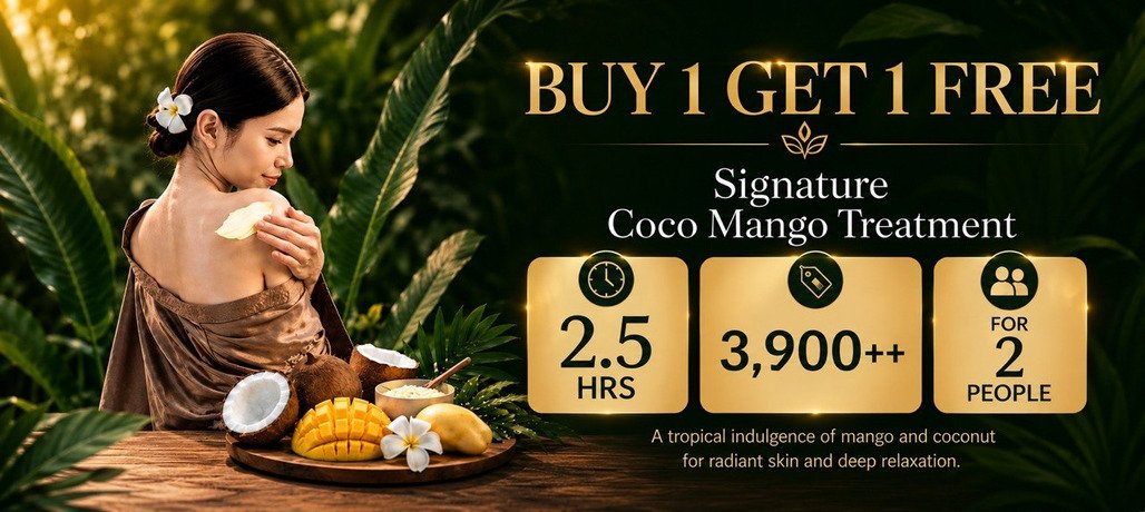 BUY 1 GET 1 FREE - The Ultimate Spa Indulgence for Mango Lovers at Oasis Spa Nimman Chiang Mai!
